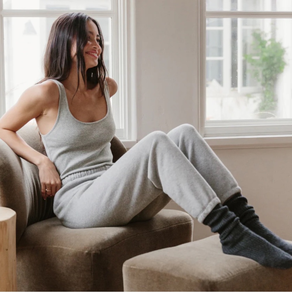 Jenni Kayne Gray Saturday Lounge Sweatpants